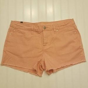 LC Lauren Conrad size 10 jean shorts light pink